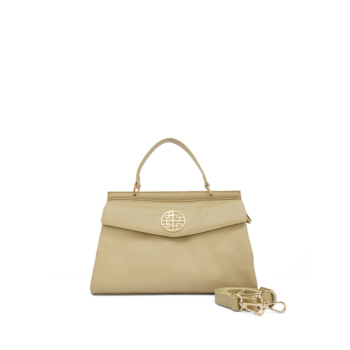 Avery Top Handle Women's Bag - Dark Cream