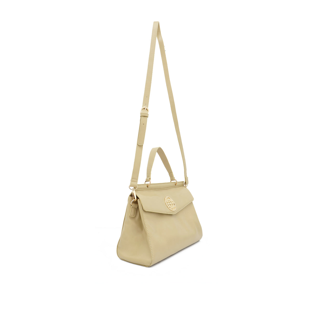 Avery Top Handle Women's Bag - Dark Cream