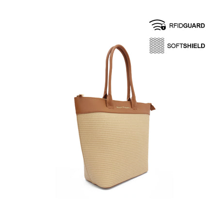 Cali Tote Women's Bag - Tan