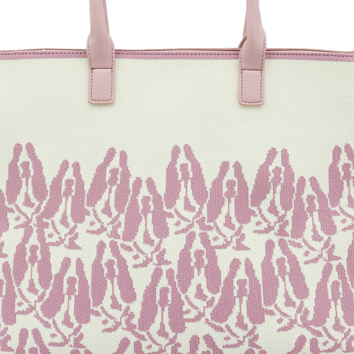 Cleo Knit Tote Women's Bag - Old Rose