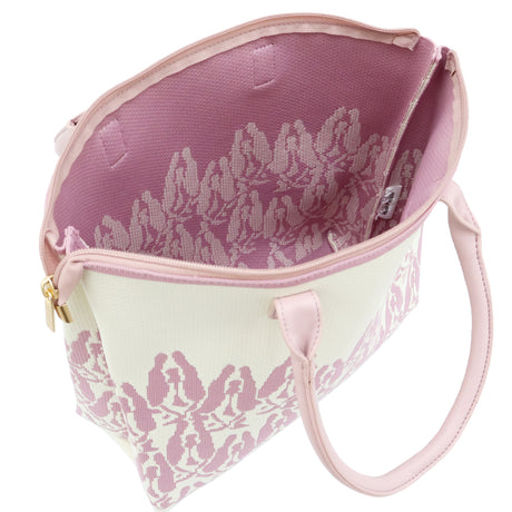 Cleo Knit Tote Women's Bag - Old Rose