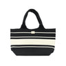 Claudia Knit Tote Women's Bag - Black/Beige
