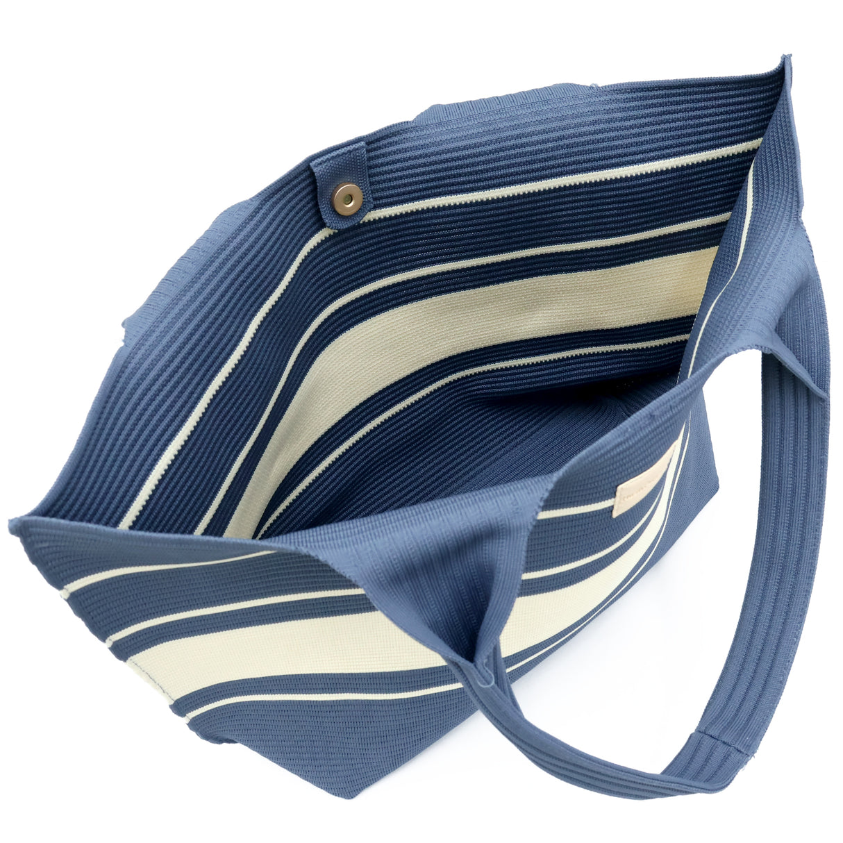 Claudia Knit Tote Women's Bag - Navy/Beige