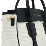 Chiara Satchel Women's Bag - Cream/Black Hush Puppies Philippines