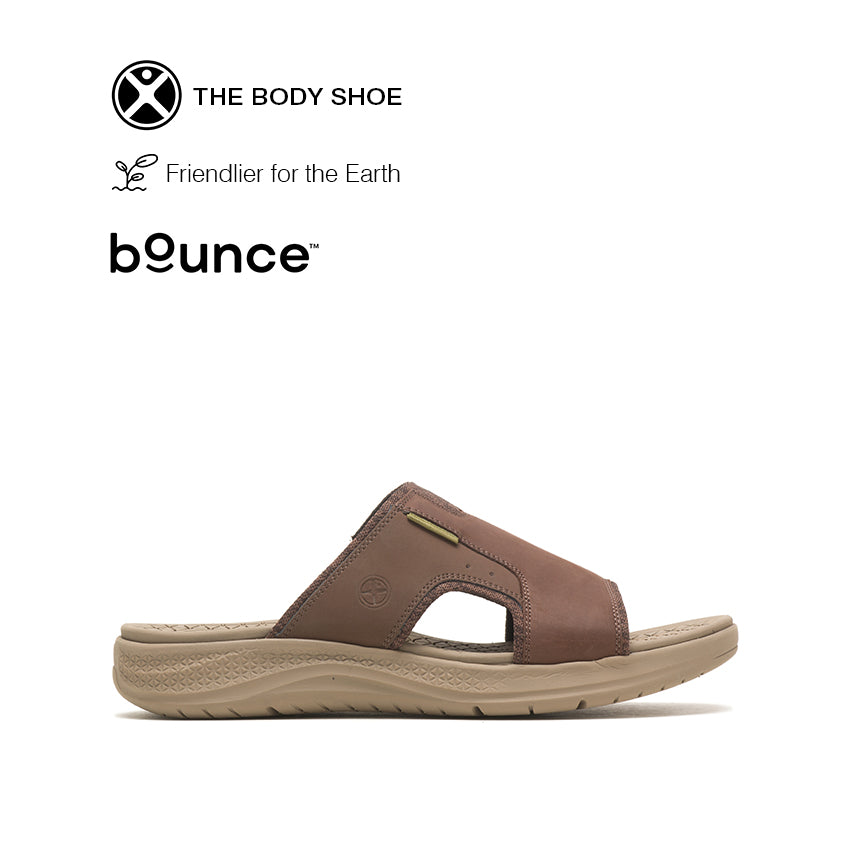 Activate Slide Men's Sandals - Deep Brown Nubuck