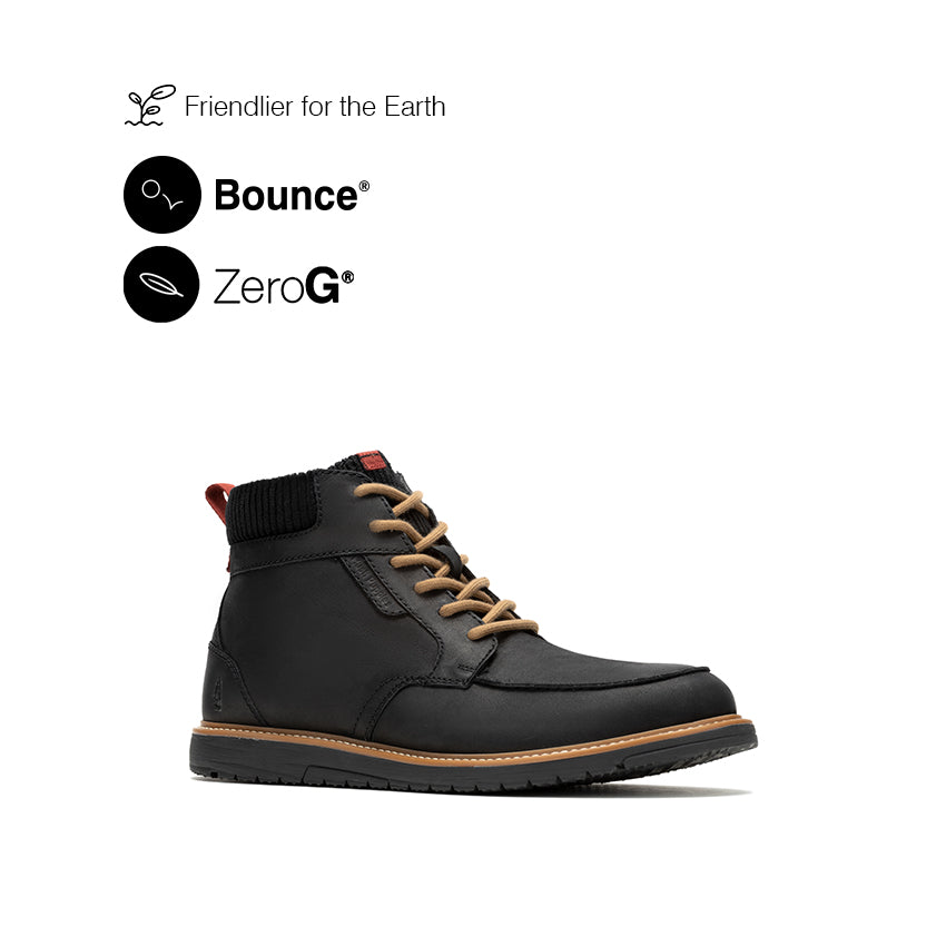 Jenson Laceup Boot Men's Shoes - Bold Black Nubuck