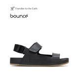 Merritt Slingback Men's Sandals - Bold Black Leather