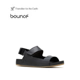 Merritt Slingback Men's Sandals - Bold Black Leather