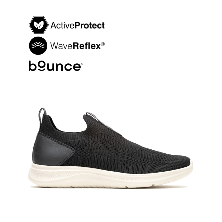 Discount on Hush Puppies  shoes - SKU: Elevate Knit Slip Men's Shoes - Bold Black Knit
