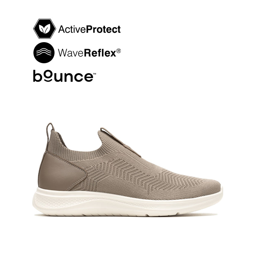 Discount on Hush Puppies  shoes - SKU: Elevate Knit Slip Men's Shoes - Fossil Knit
