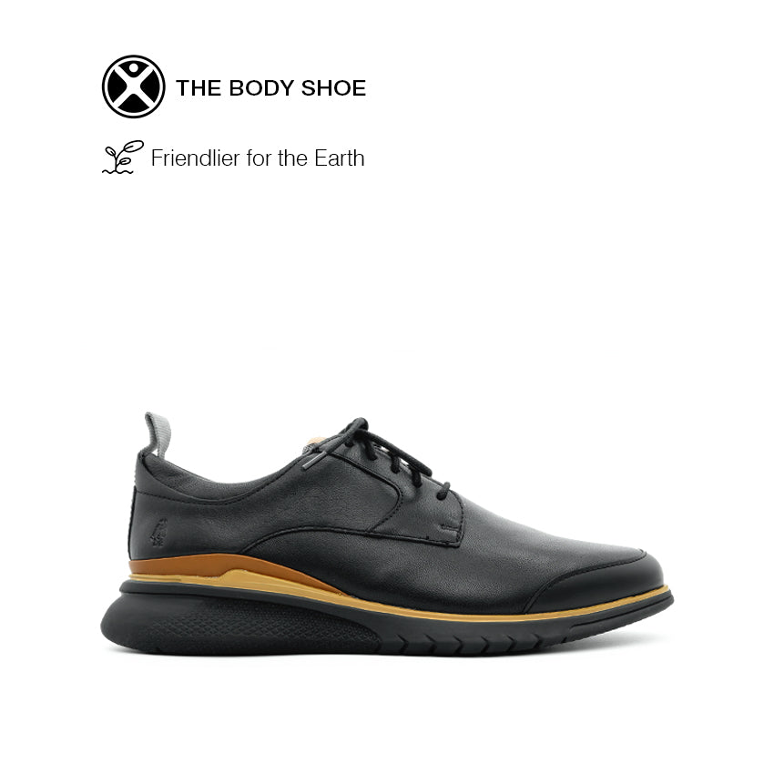 Discount on Hush Puppies  shoes - SKU: Advance Wthr LaceUp Men's Shoes - Bold Black Leather