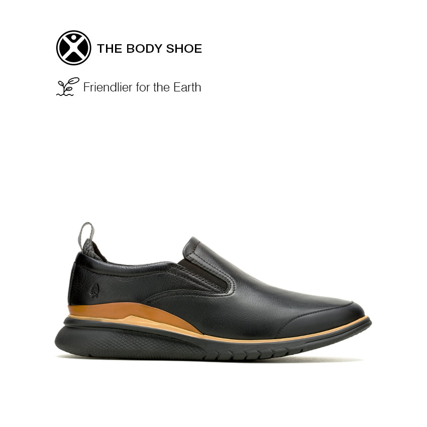 Discount on Hush Puppies  shoes - SKU: Advance Wthr SlipOn Men's Shoes - Bold Black Leather