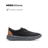 Baylor Lace-Up Men's Shoes - Bold Black Nubuck
