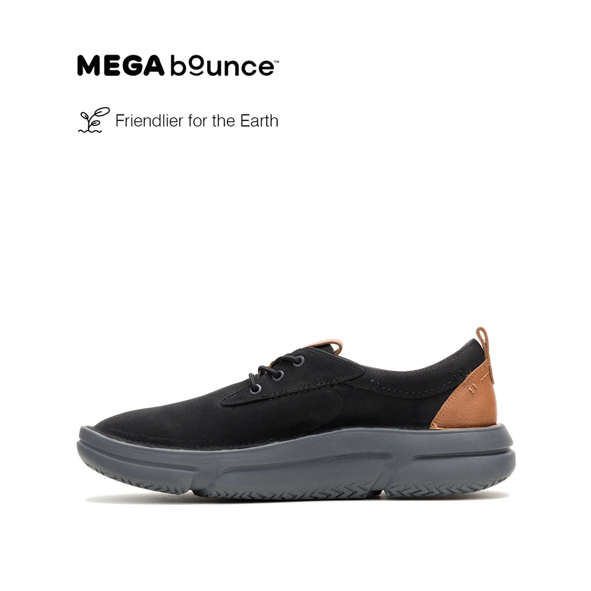 Baylor Lace-Up Men's Shoes - Bold Black Nubuck