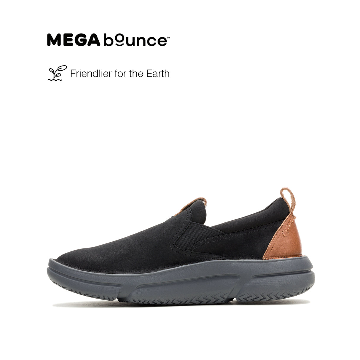 Baylor Slip-On Men's Shoes - Bold Black Nubuck