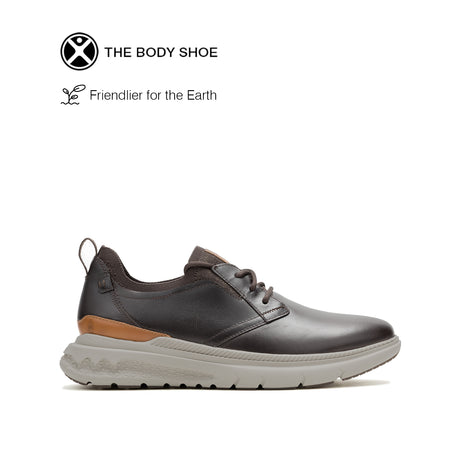 Excel Laceup Men's Shoes - Dark Brown Leather