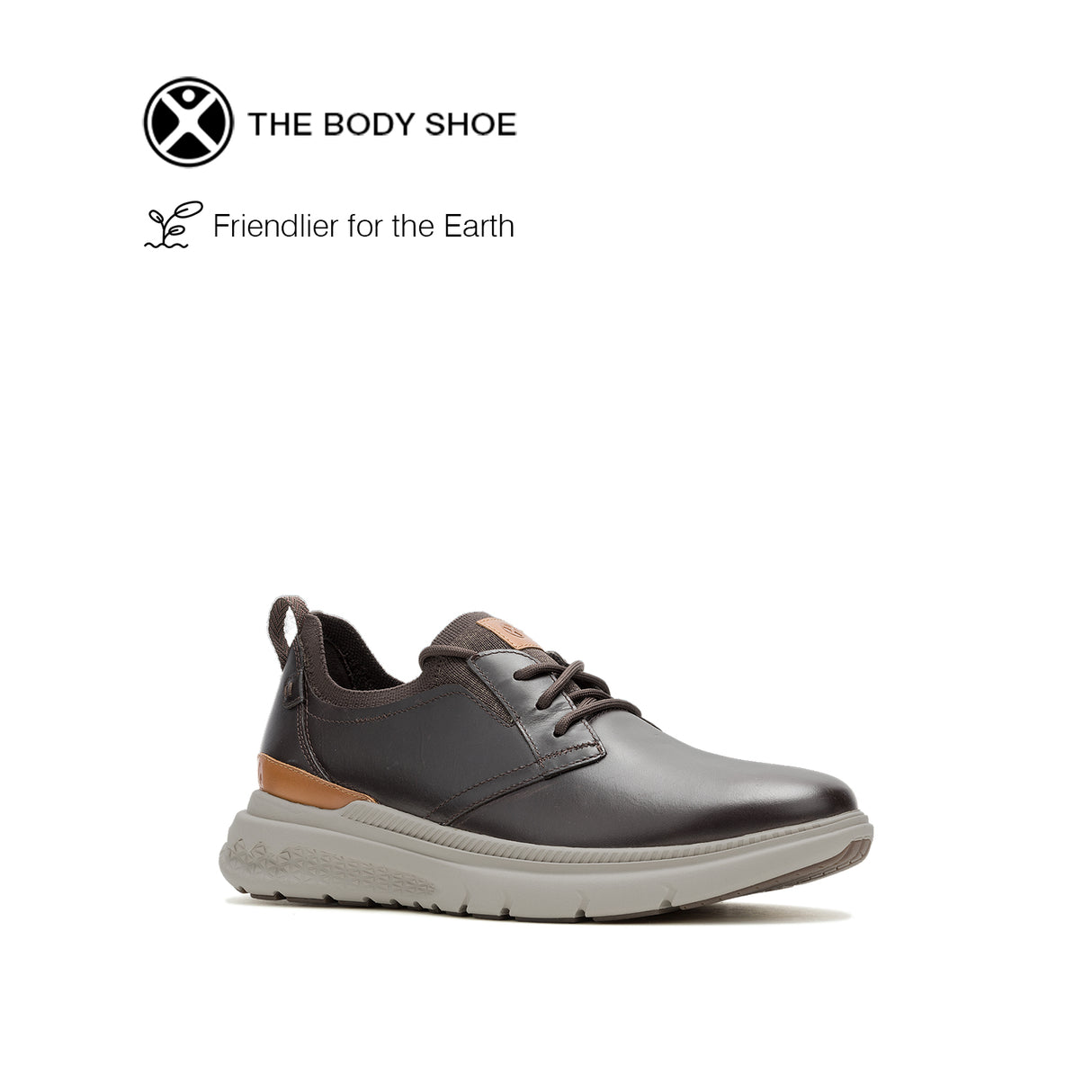 Excel Laceup Men's Shoes - Dark Brown Leather