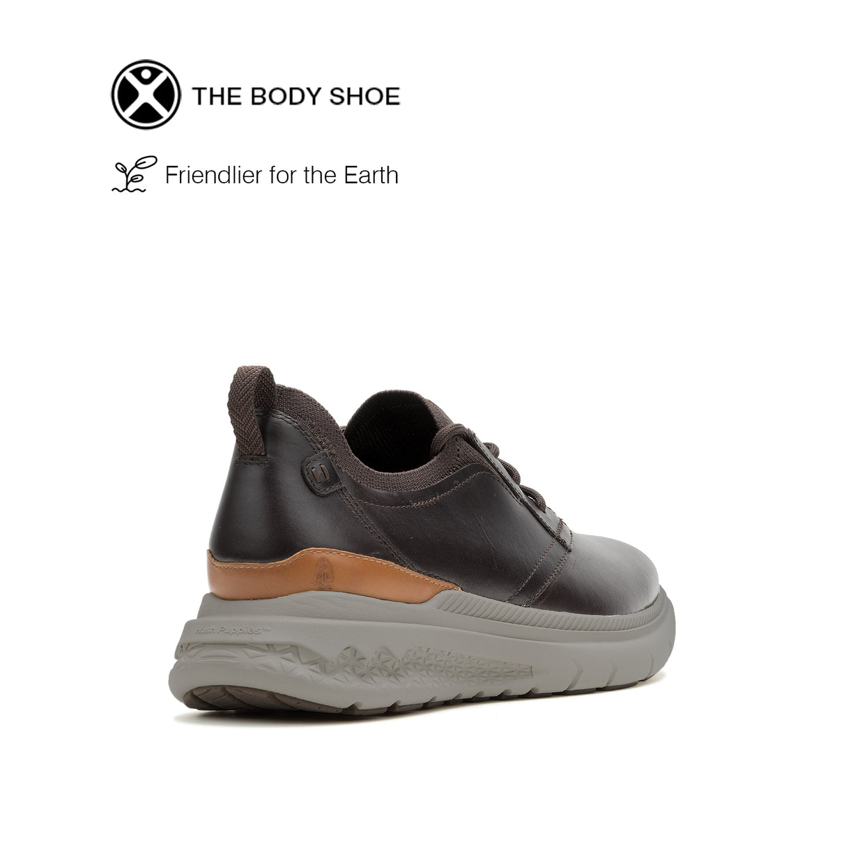 Excel Laceup Men's Shoes - Dark Brown Leather