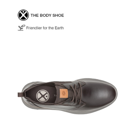 Excel Laceup Men's Shoes - Dark Brown Leather