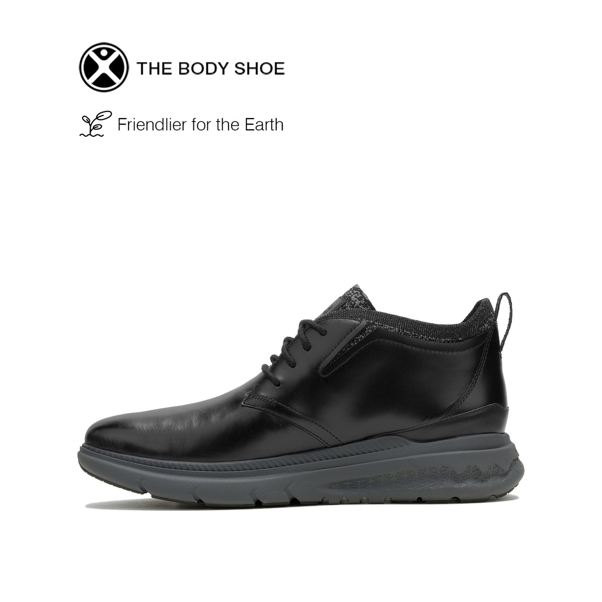 Excel Chukka Men's Boots - Bold Black Leather
