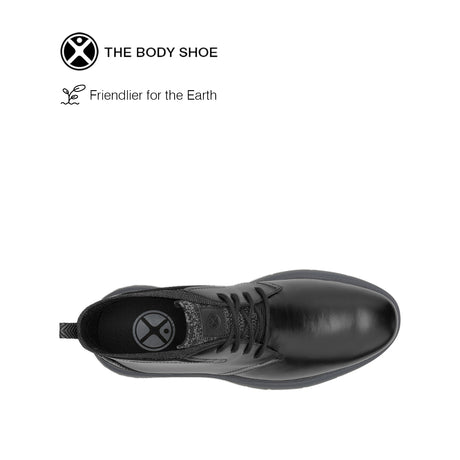 Excel Chukka Men's Boots - Bold Black Leather