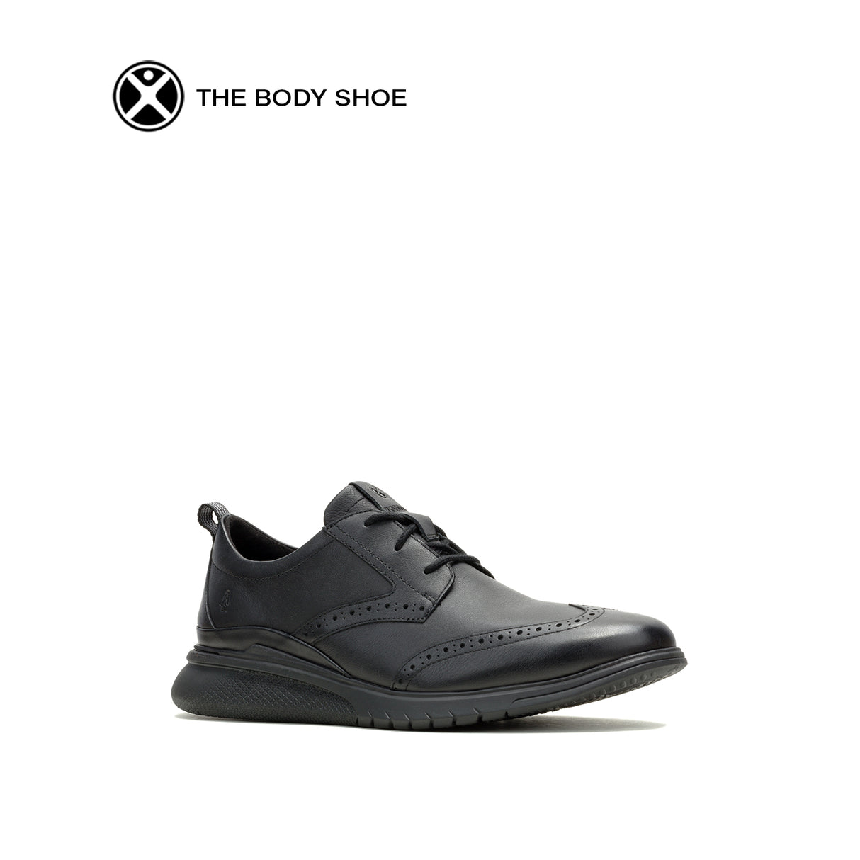 Advance Wingtip Men's Shoes - Bold Black Leather