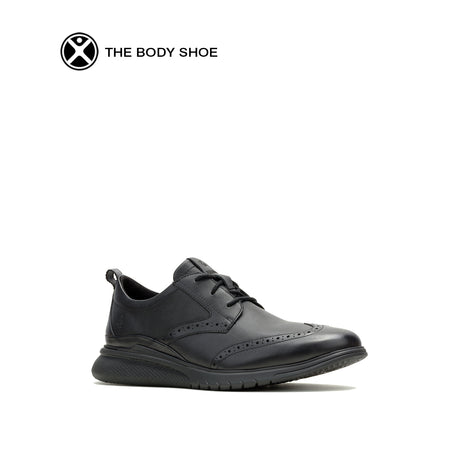 Advance Wingtip Men's Shoes - Bold Black Leather