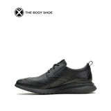 Advance Wingtip Men's Shoes - Bold Black Leather