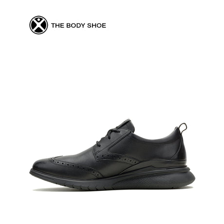 Advance Wingtip Men's Shoes - Bold Black Leather
