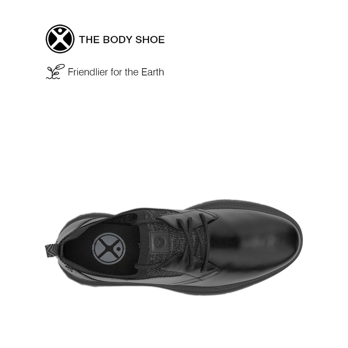 Excel Laceup Men's Shoes - Bold Black Leather