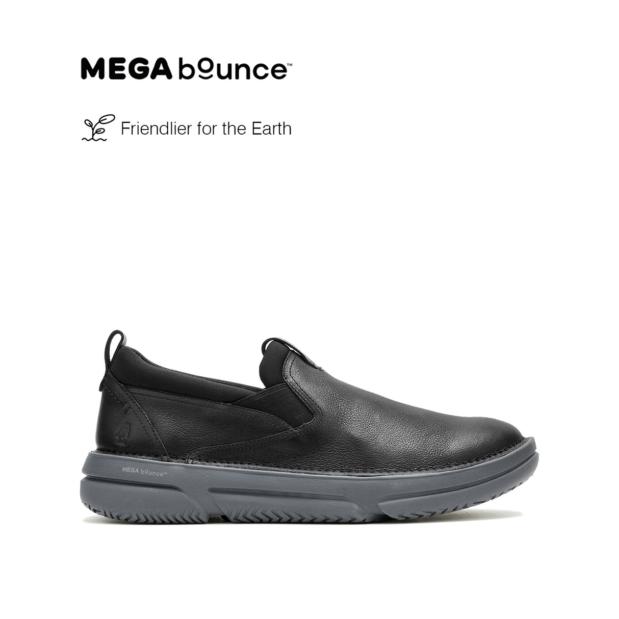 Baylor Slip-On Men's Shoes - Bold Black Leather