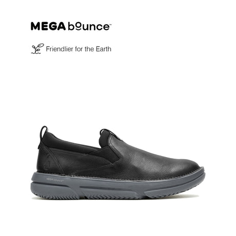 Baylor Slip-On Men's Shoes - Bold Black Leather