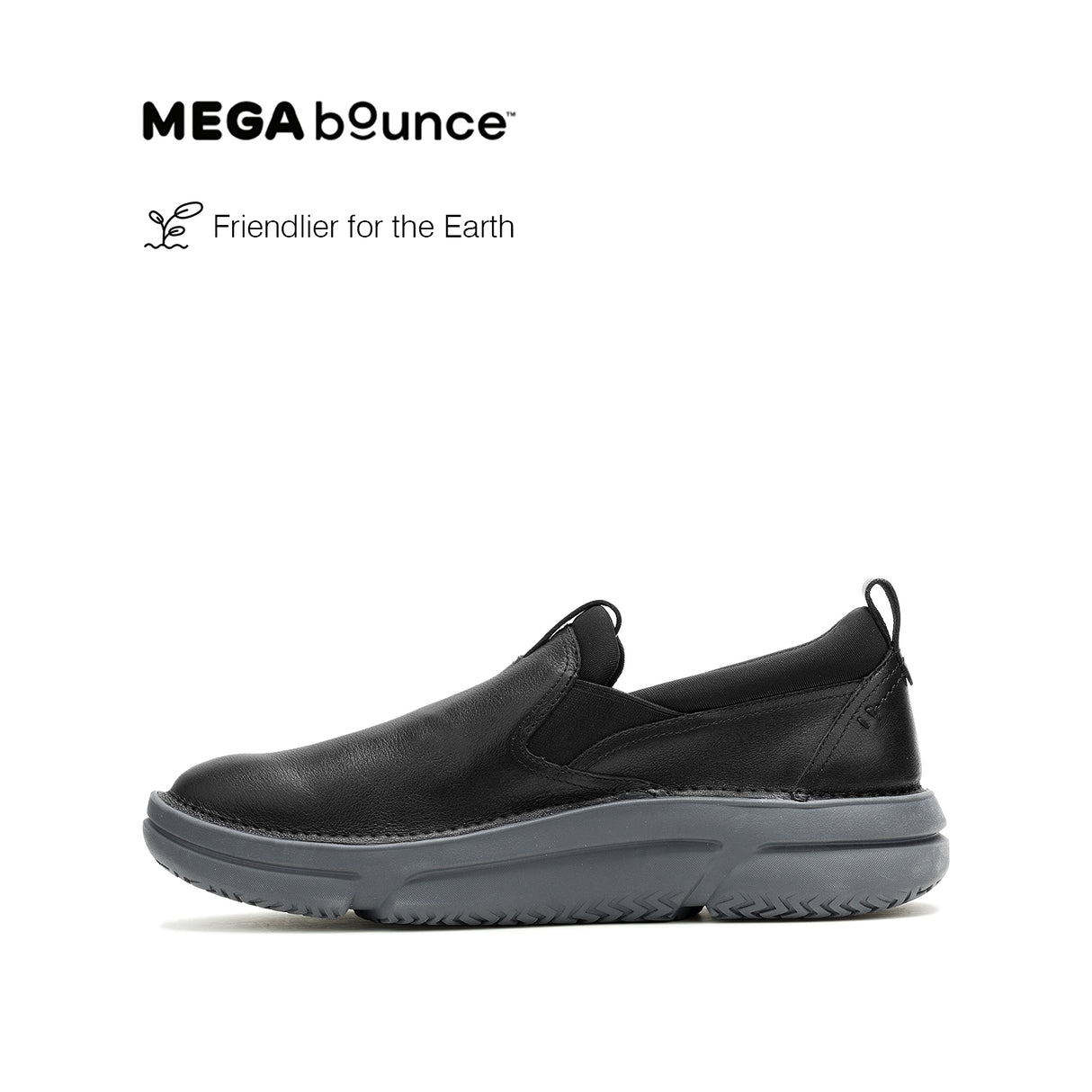 Baylor Slip-On Men's Shoes - Bold Black Leather