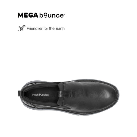 Baylor Slip-On Men's Shoes - Bold Black Leather