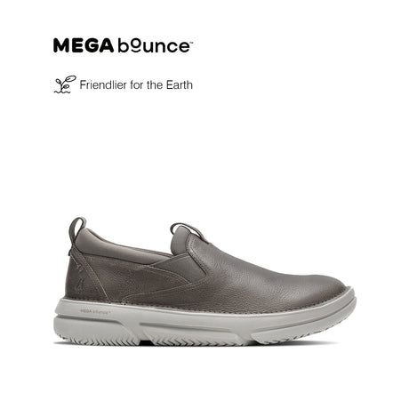 Baylor Slip-On Men's Shoes - Charcoal Leather