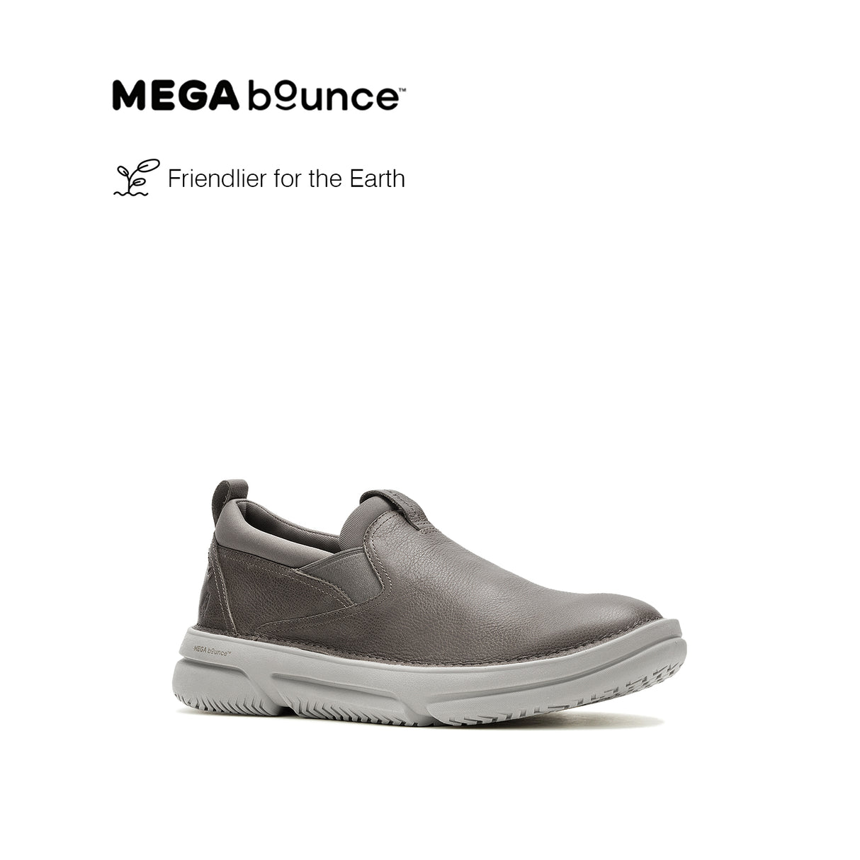 Baylor Slip-On Men's Shoes - Charcoal Leather