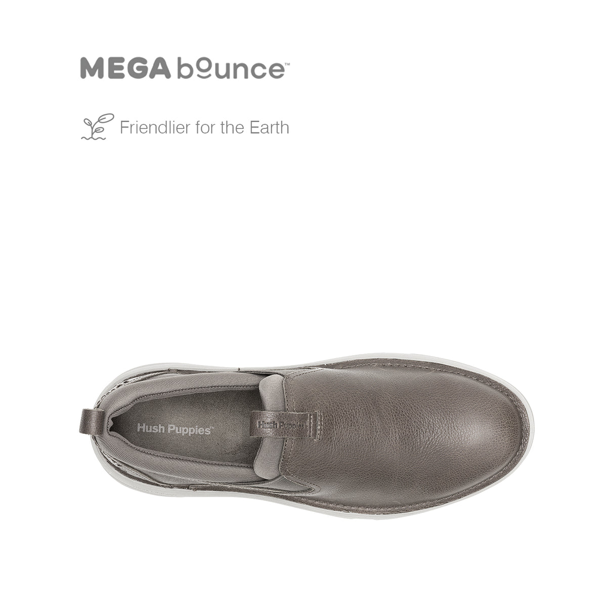 Baylor Slip-On Men's Shoes - Charcoal Leather