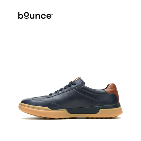 Wes Cap Toe Lace Shoe Men's Shoes - Navy Blue Leather