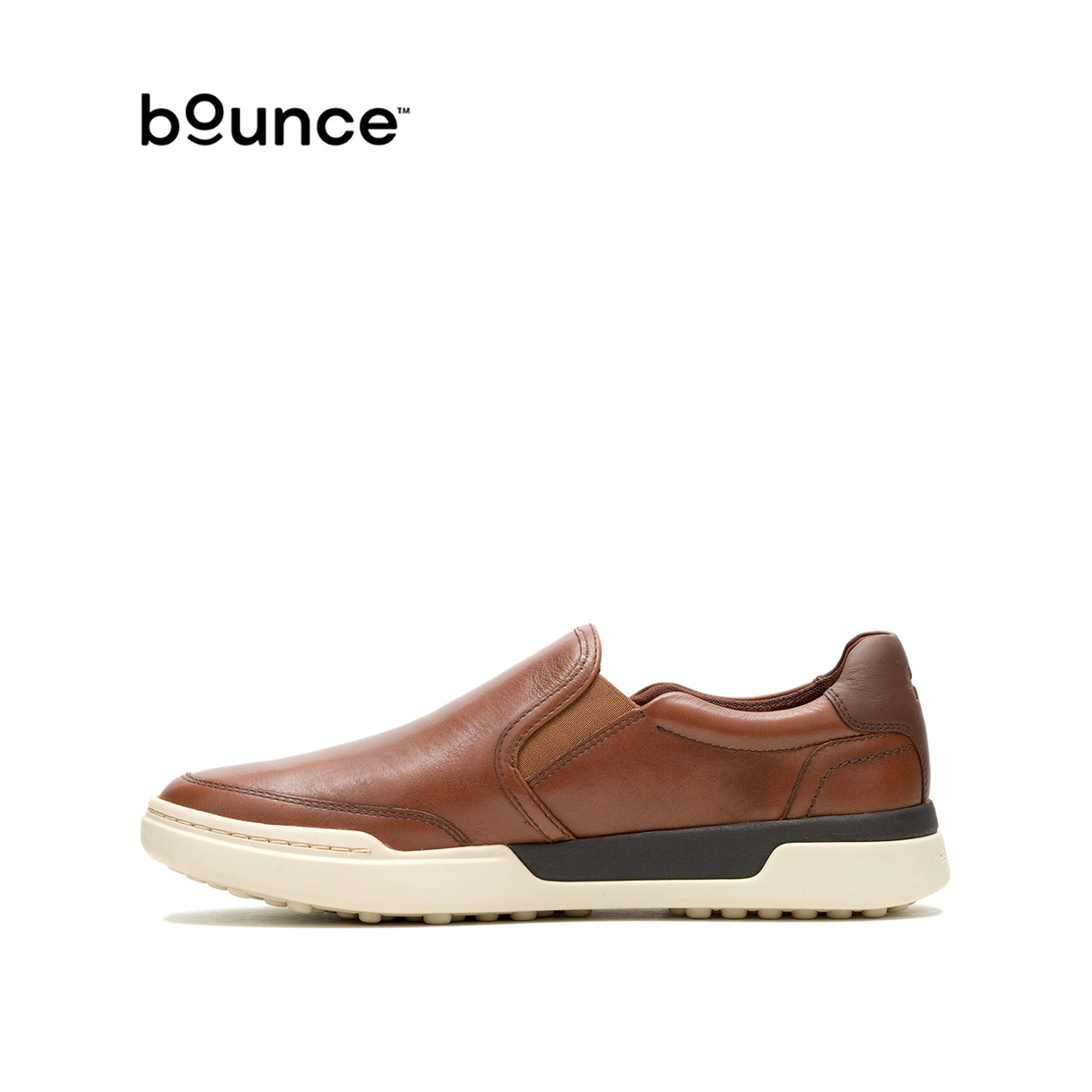 Wes Slip On Men's Shoes - Cognac Leather