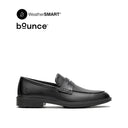 Banker Penny Loafer Men's Shoes - Bold Black Leather