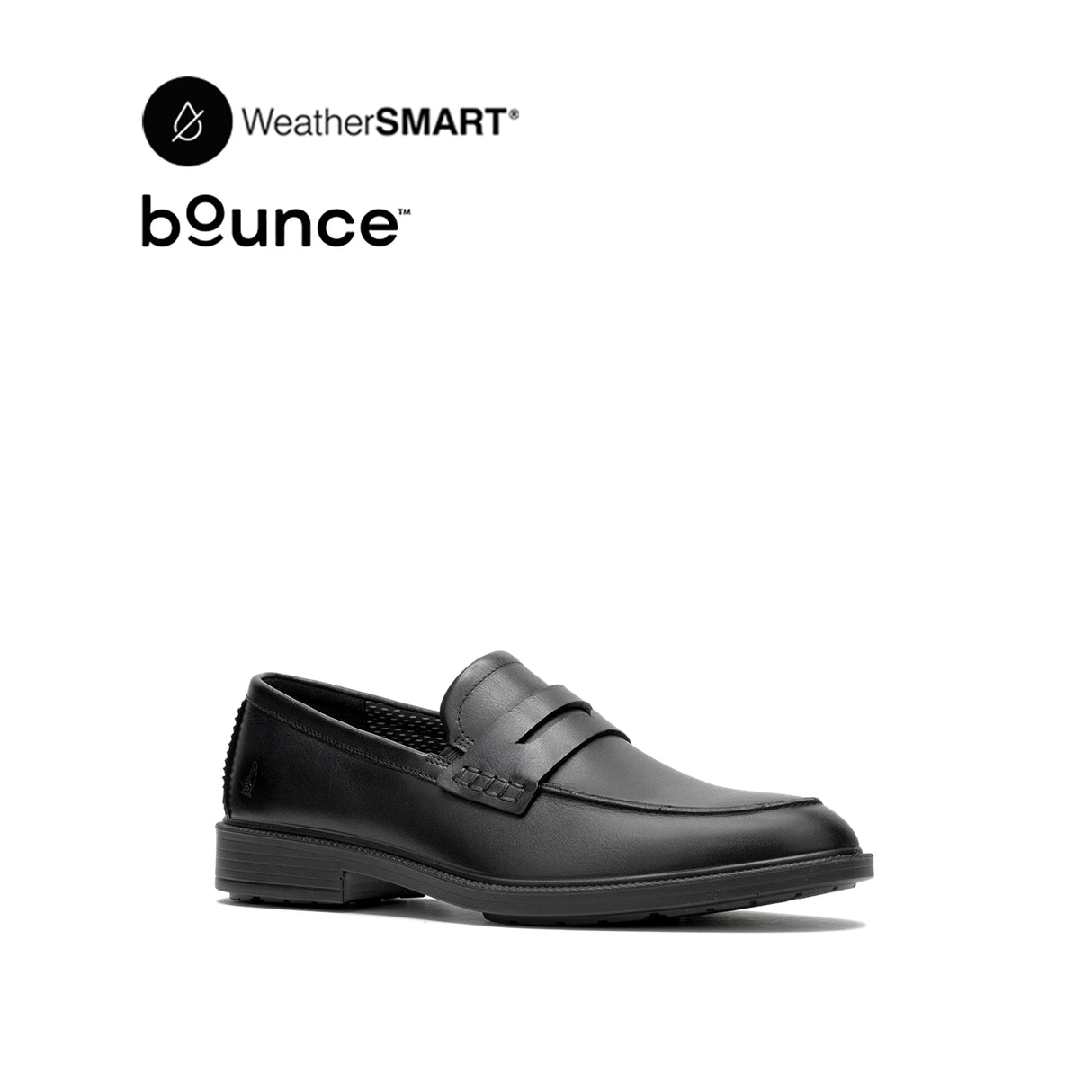 Banker Penny Loafer Men's Shoes - Bold Black Leather