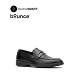 Banker Penny Loafer Men's Shoes - Bold Black Leather