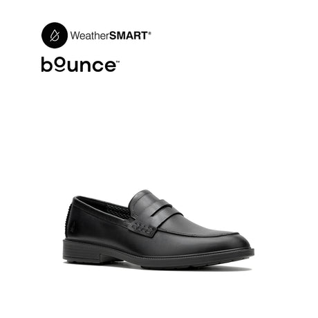 Banker Penny Loafer Men's Shoes - Bold Black Leather