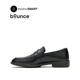 Banker Penny Loafer Men's Shoes - Bold Black Leather