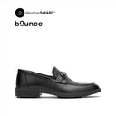 Banker Bit Loafer Men's Shoes - Bold Black Leather