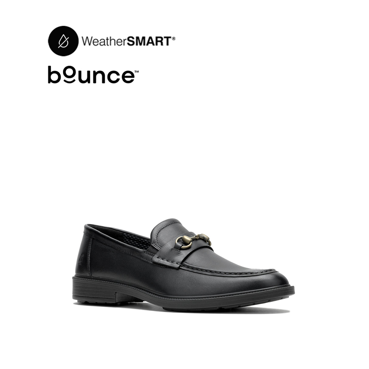 Banker Bit Loafer Men's Shoes - Bold Black Leather