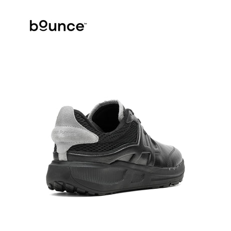 Seventy8  Leather Runner Shoe Men's Shoes - Bold Black Leather