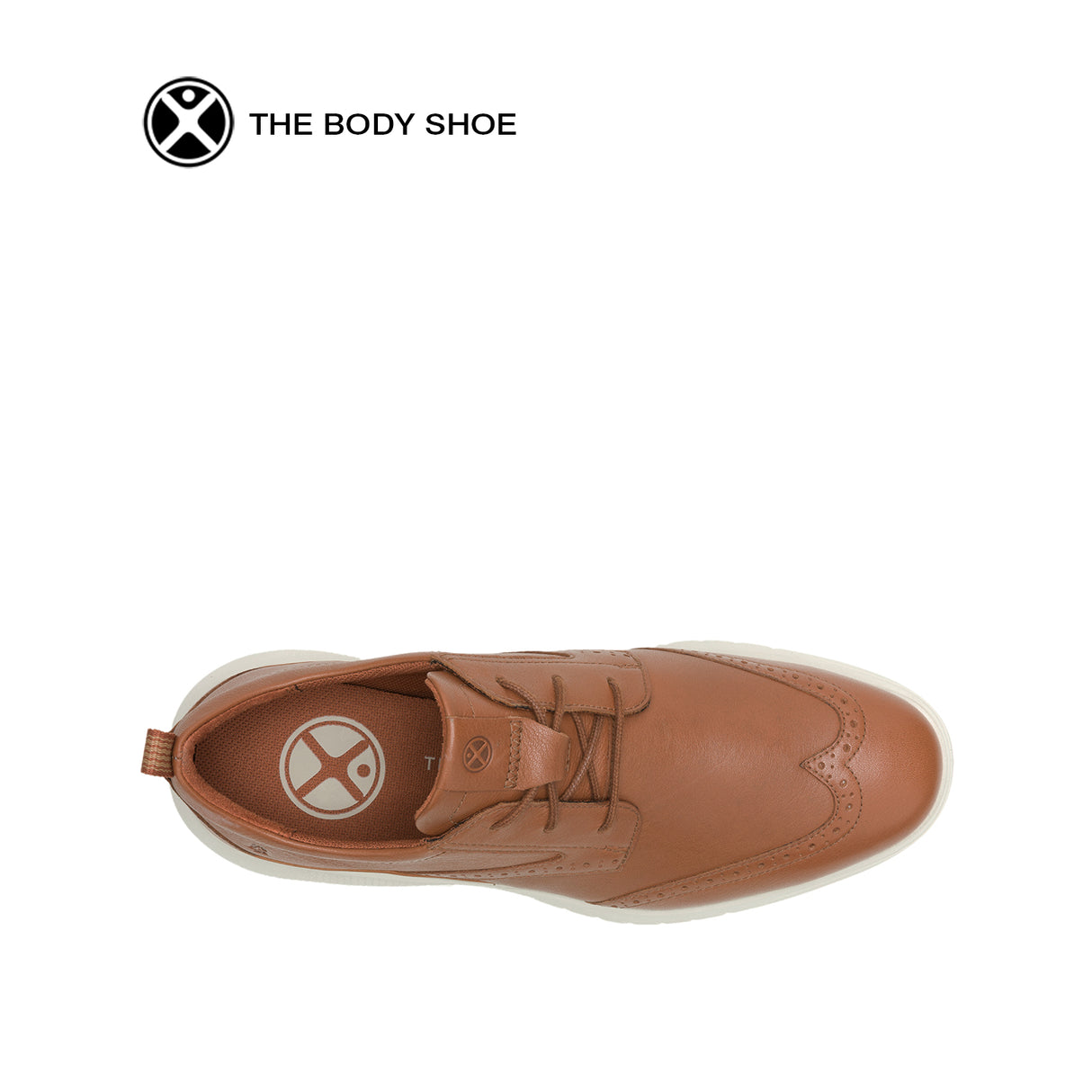 Advance Wingtip Men's Shoes - Cognac Leather
