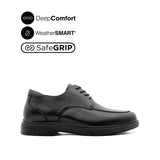 Maddox Lace Up BT Men's Shoes - Black Leather WP