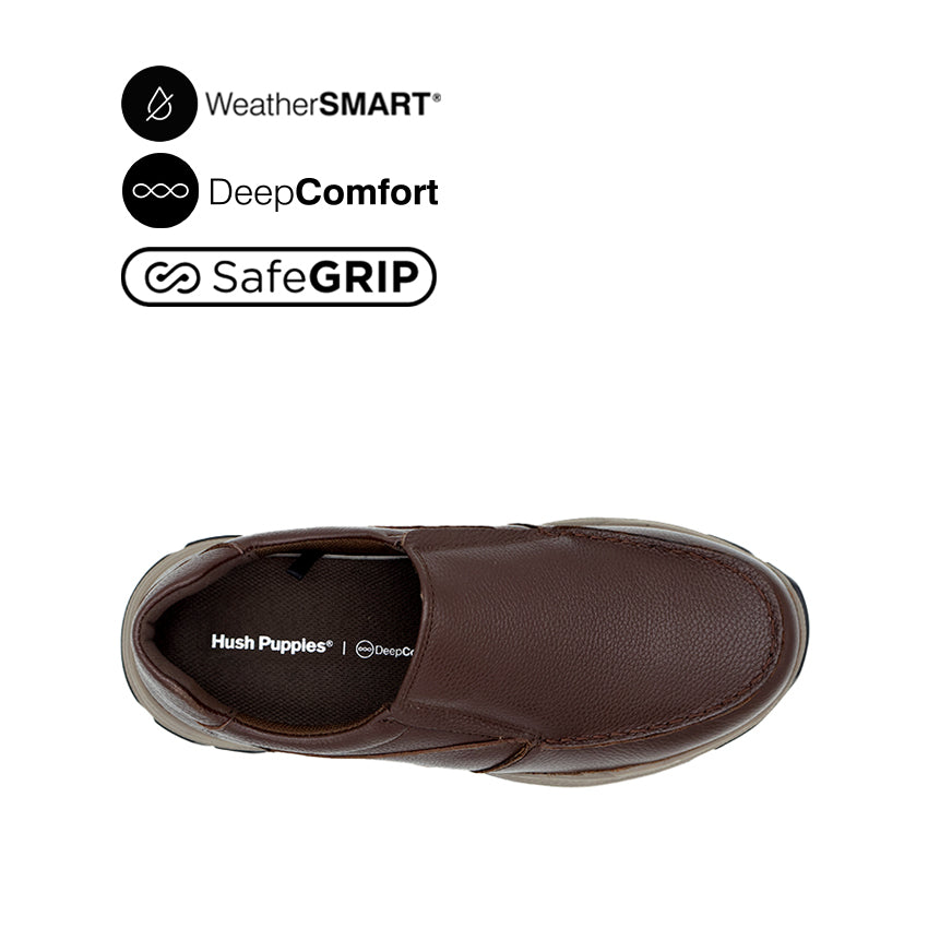 Kent Slip On MT Men's Shoes - Brown Leather